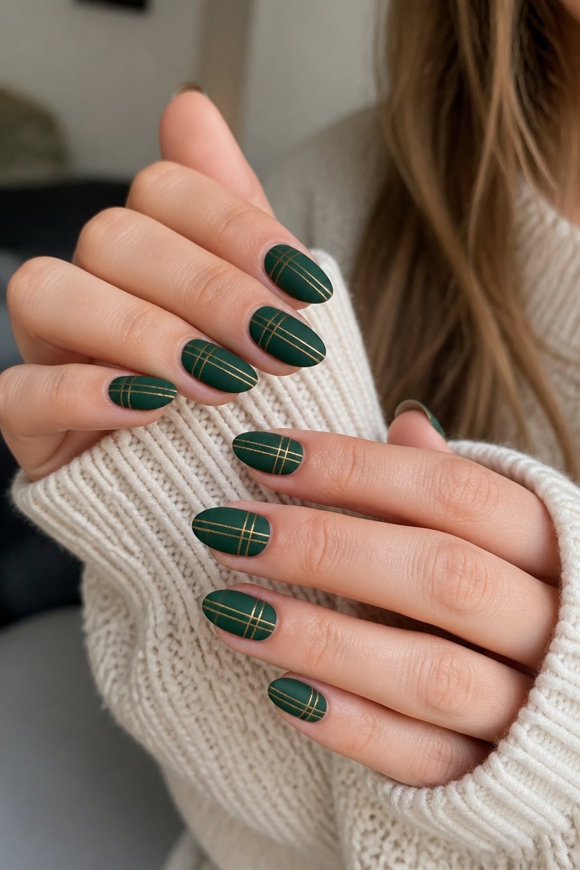 sophisticated green and gold