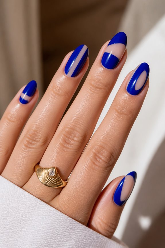 sophisticated negative space design
