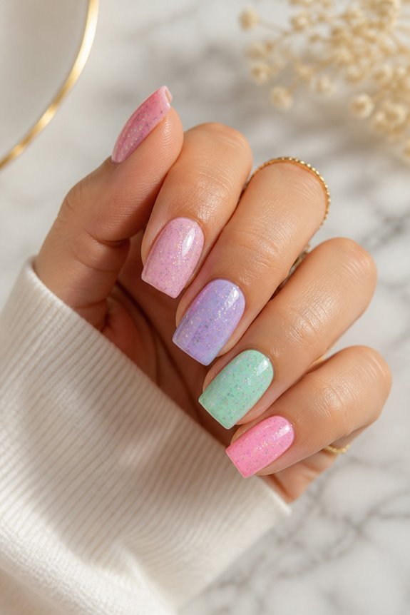 sprinkle glitter for elegance