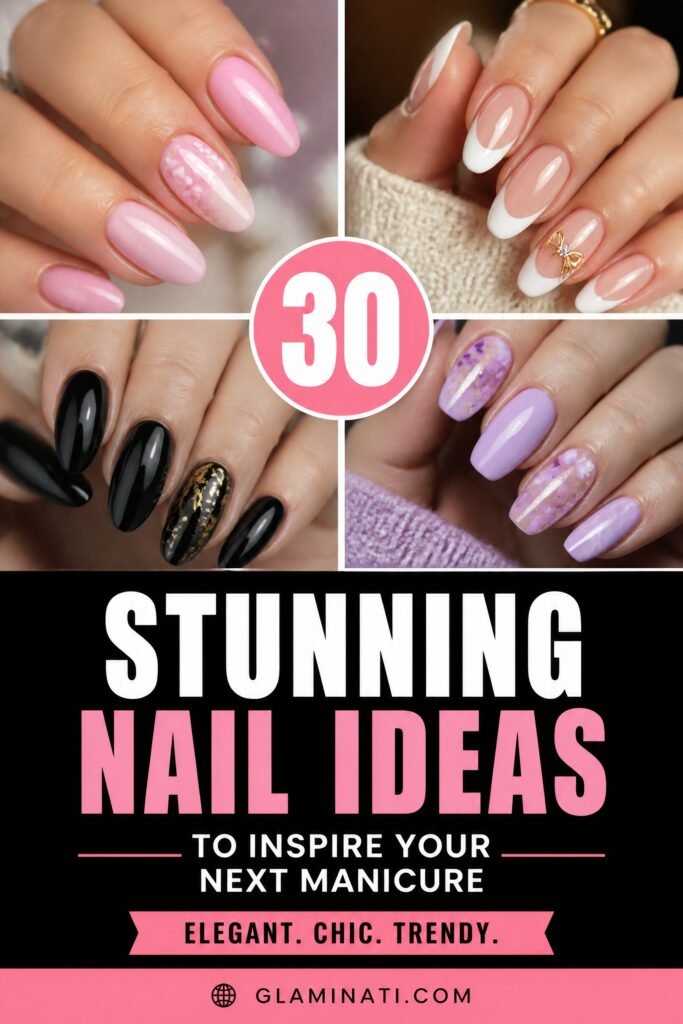 stylish autumn nail art