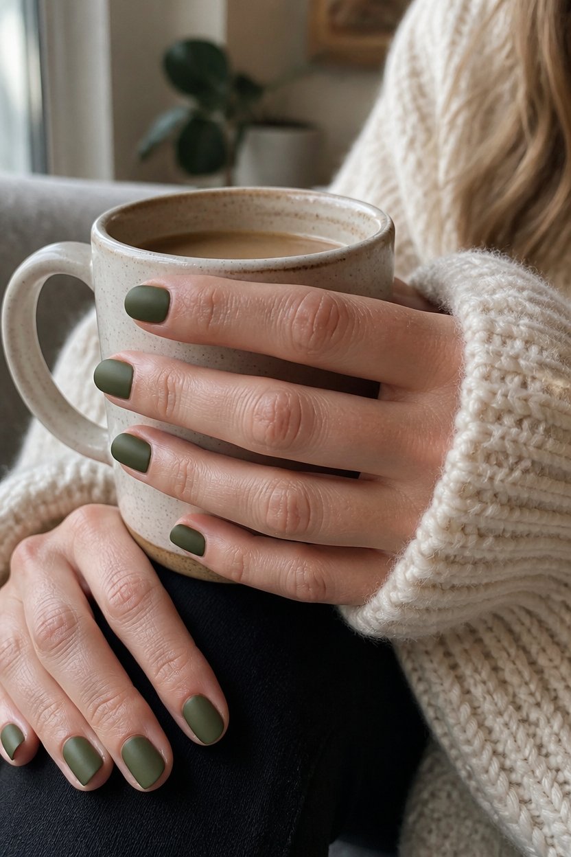 subdued seasonal olive elegance