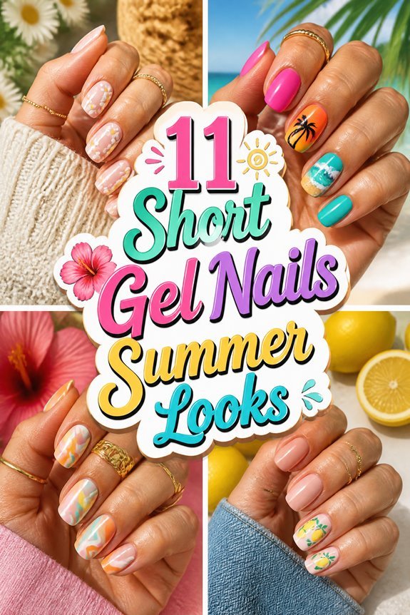 summer gel nail styles