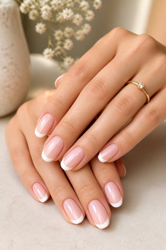 timeless pink and white