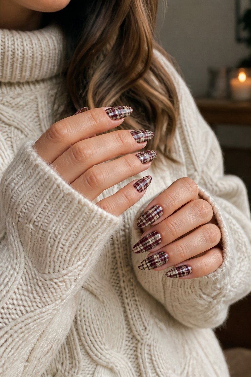 timeless plaid acrylic designs