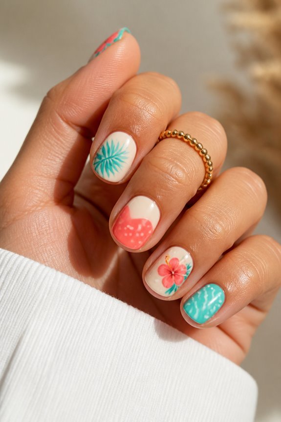 tropical nail designs vibrancy