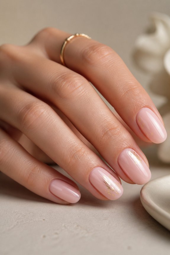 versatile soft pink nails