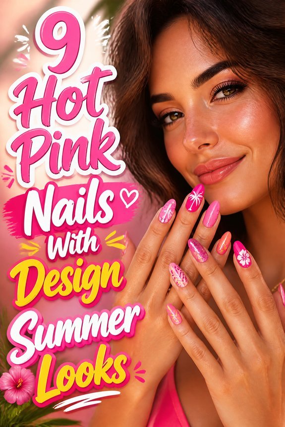 vibrant summer nail designs