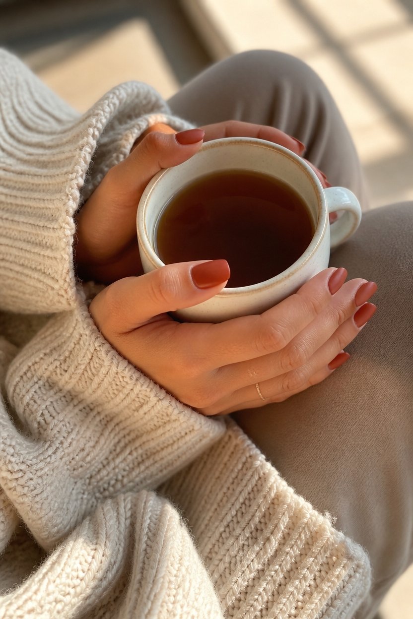 warm earthy burnt orange