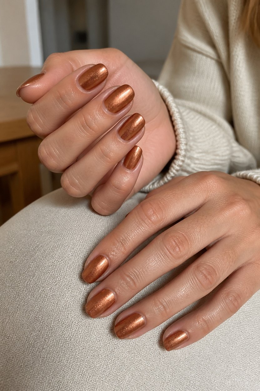 warm versatile copper nails