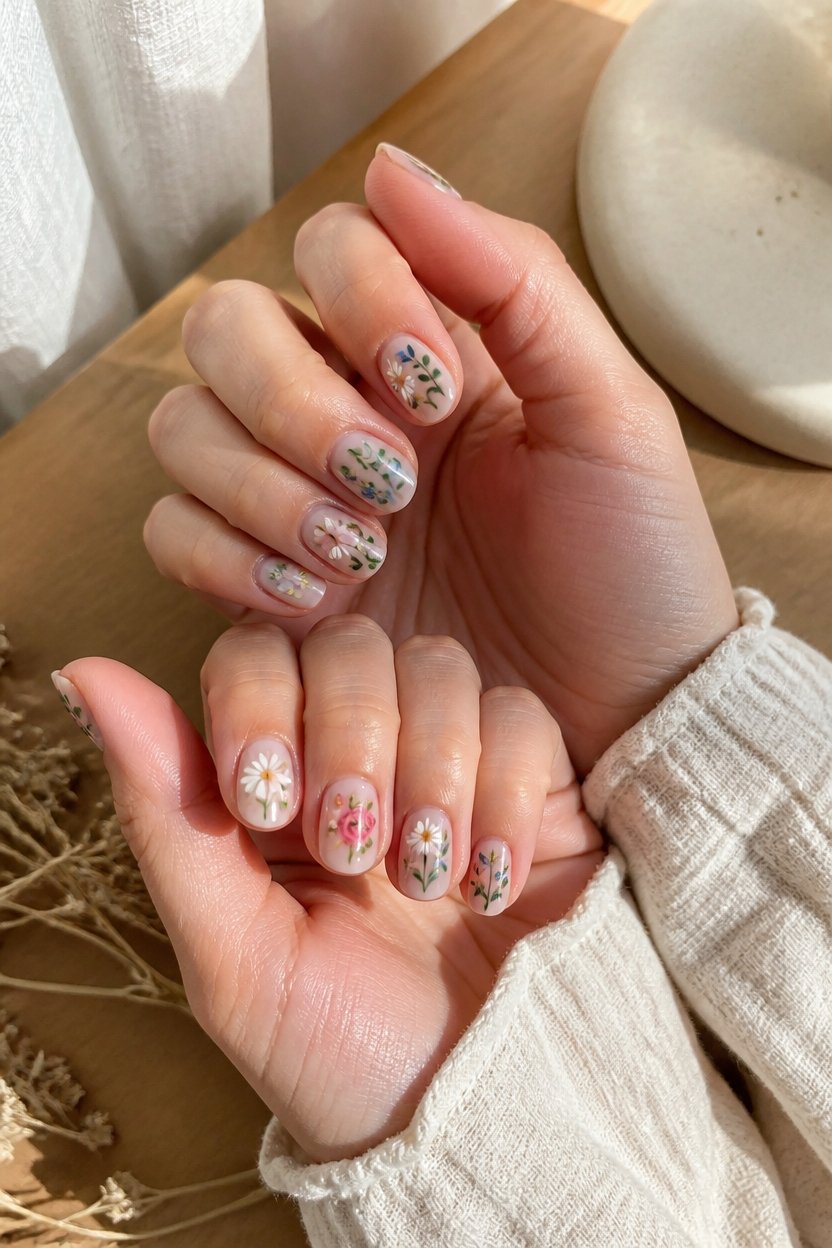 wearable botanical floral art