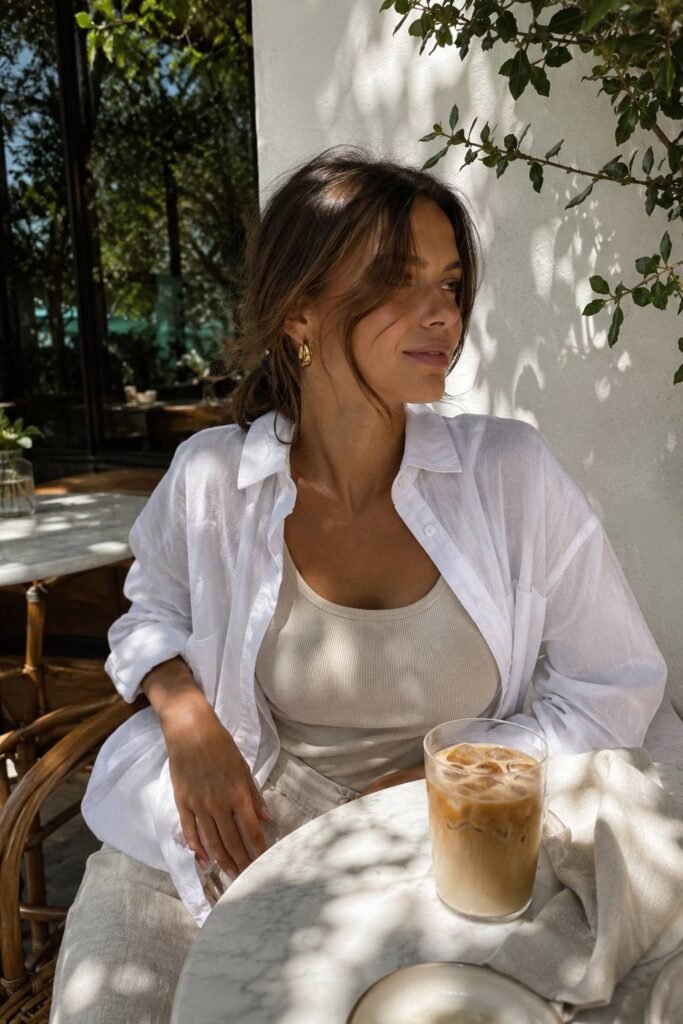The White Button Down