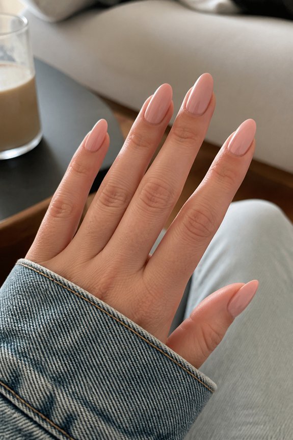 almond nails create elongation