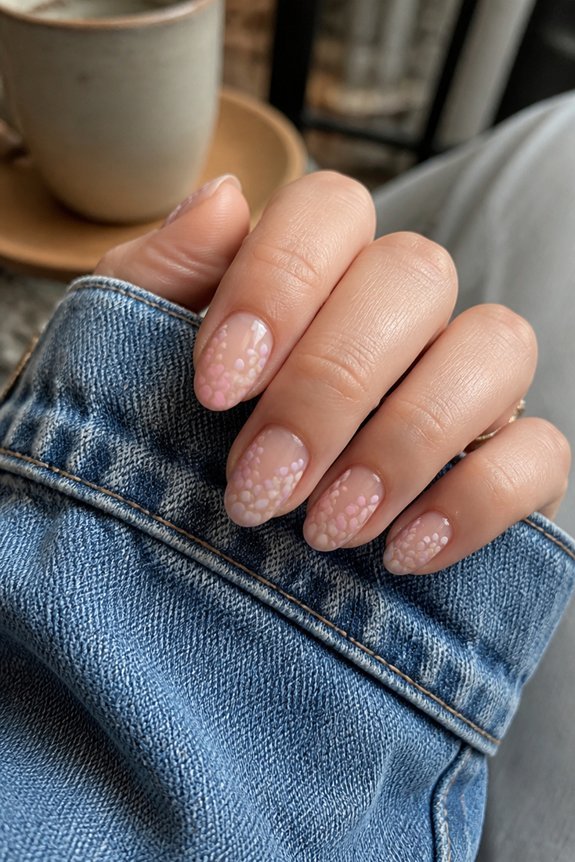 asymmetrical bubble dot clusters