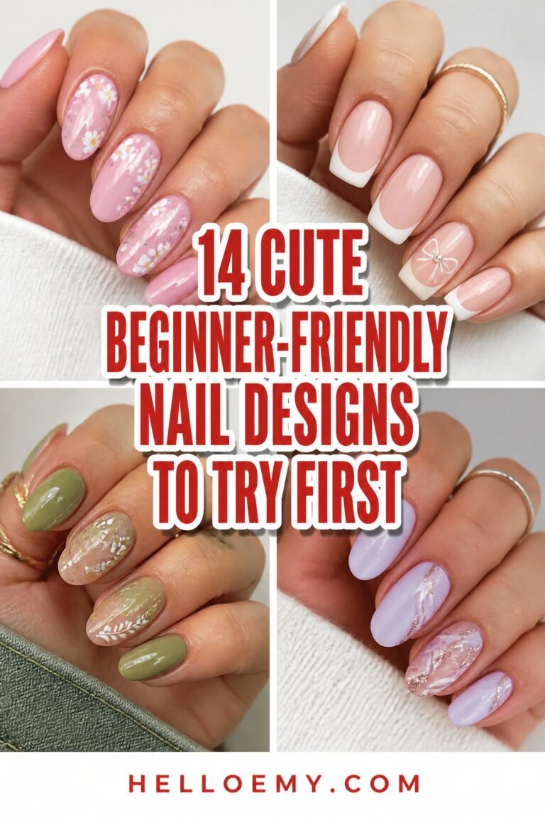 beginner friendly cute nail designs