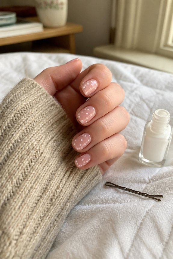 bobby pin nail art