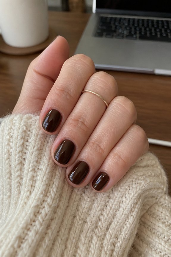 deep espresso nail polish