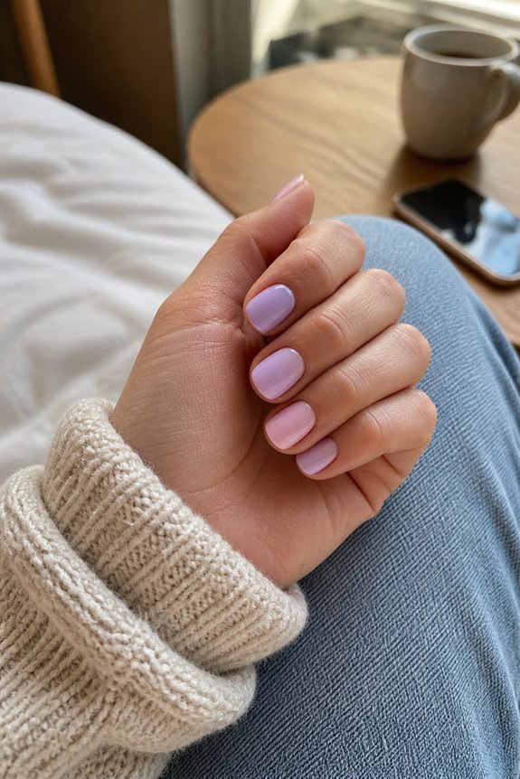 dreamy pastel ombre nails