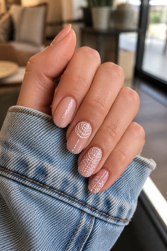 elegant lace dot designs