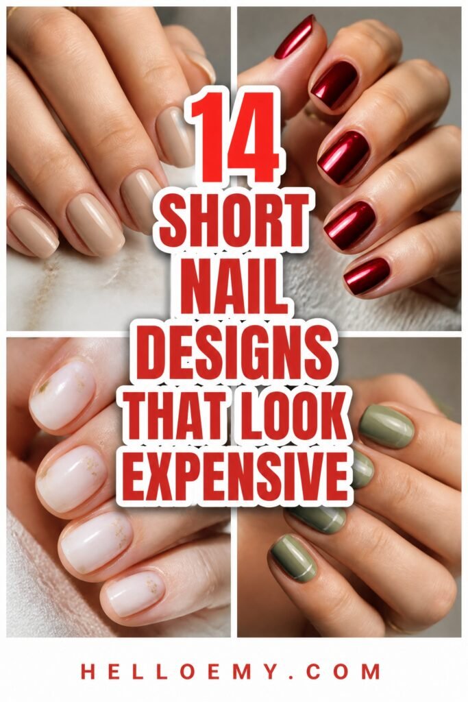 elegant short nail styles