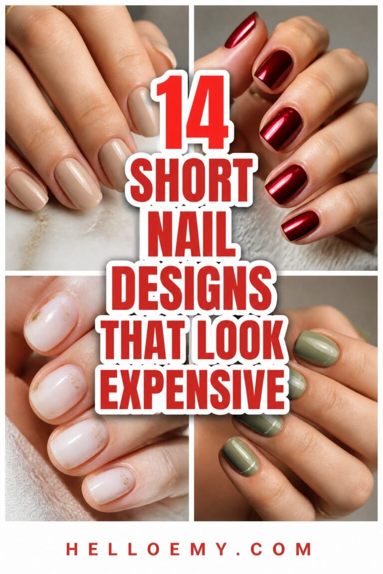 elegant short nail styles
