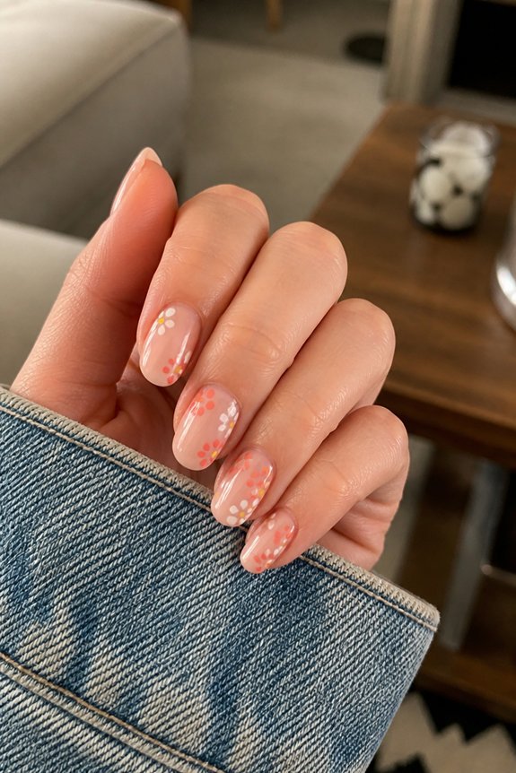 flower petals with dots