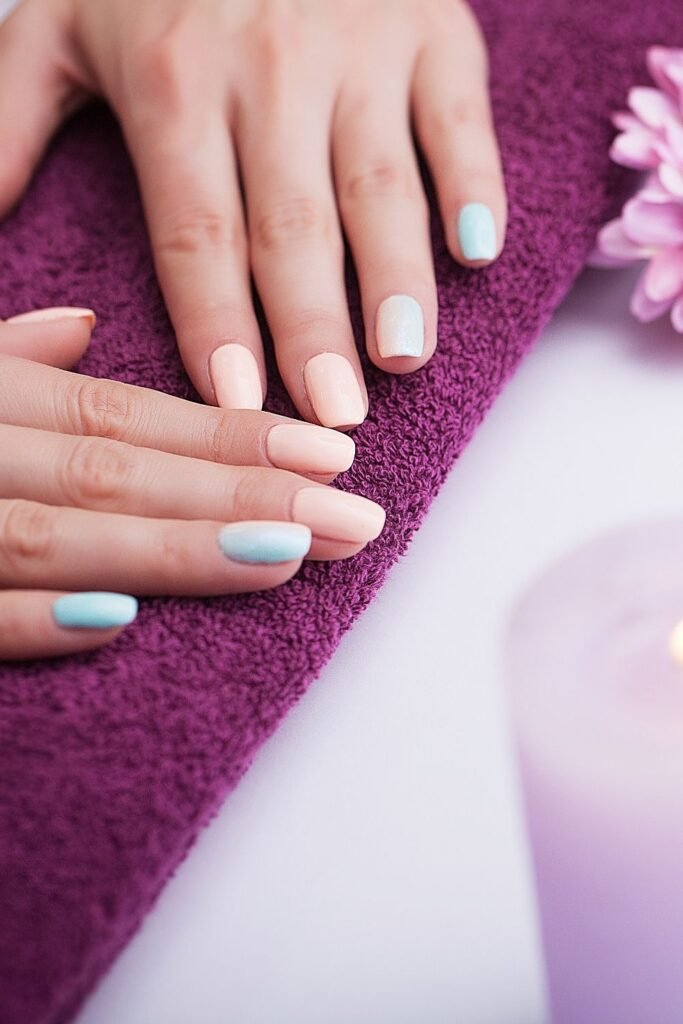 gel manicure at home