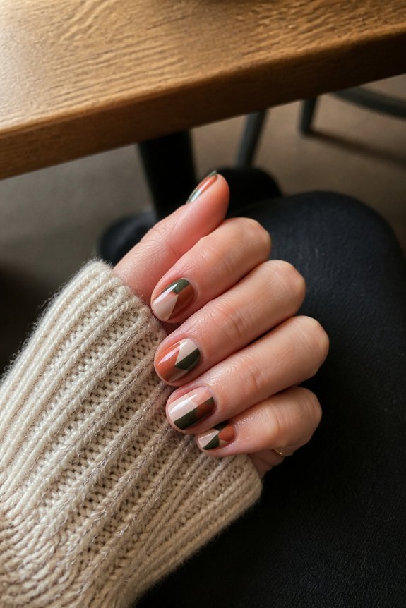 geometric nail art designs