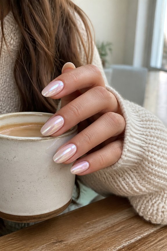 glazed donut nail trend