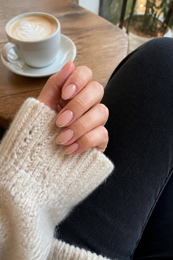 glitter tips for sparkle