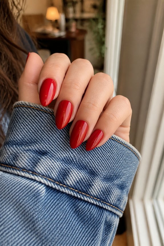 lipstick shaped nails elongate fingers