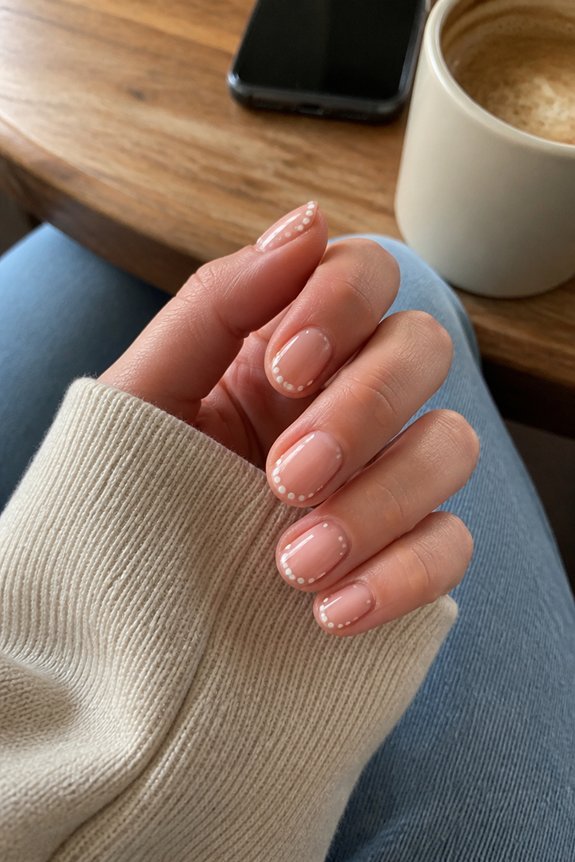 playful polka dot manicure