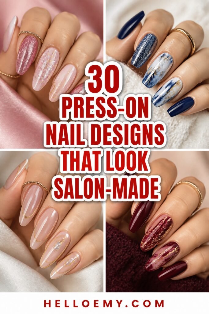 salon quality press on nails