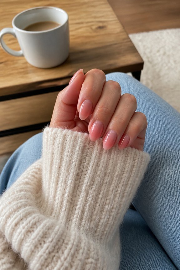 seamless gradient press on nails