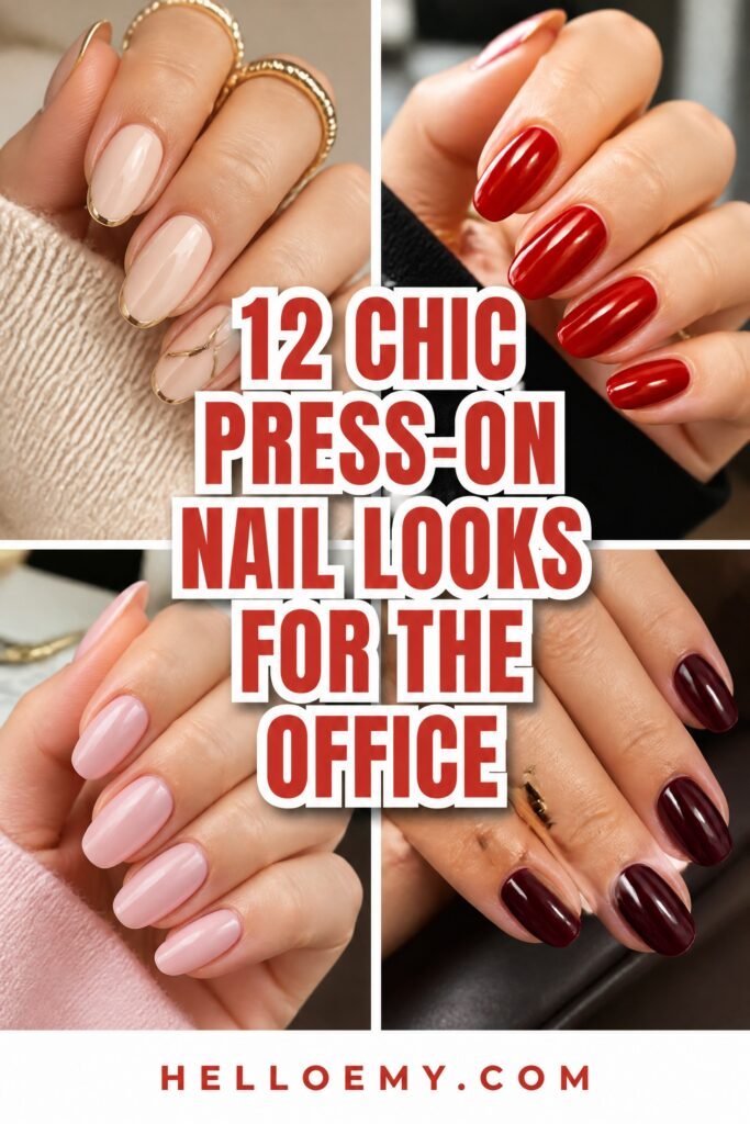 stylish office nail designs