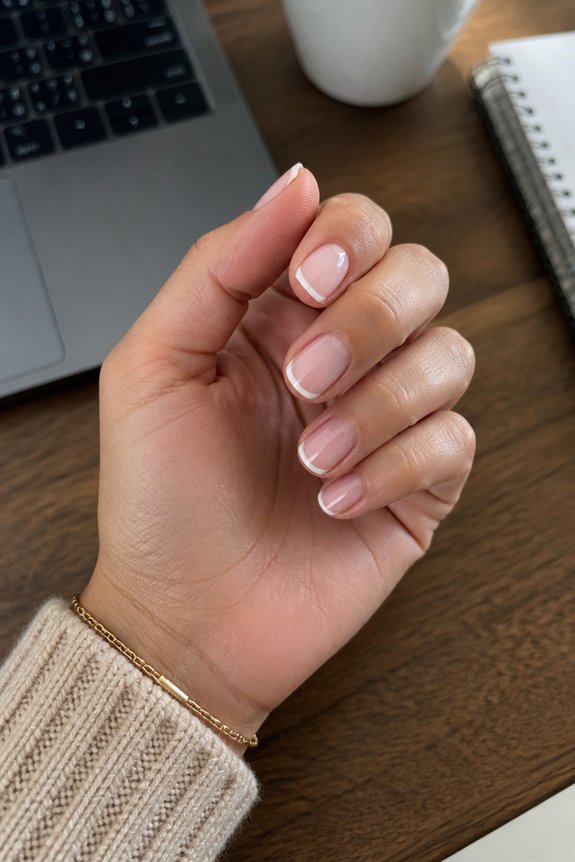 subtle elegance in nails