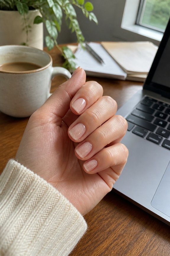 subtle shimmer for sophistication