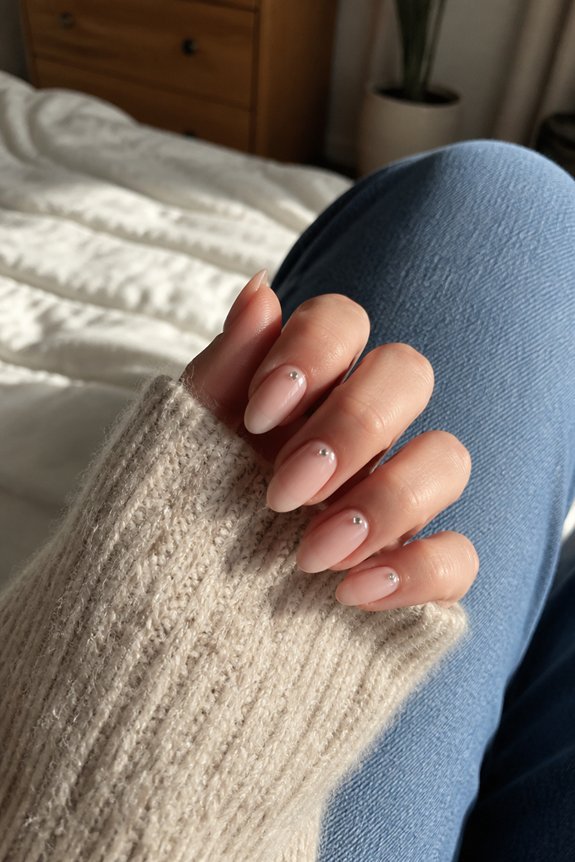 subtle sparkle with rhinestones