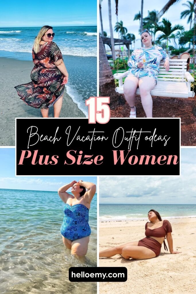 Beach Vacation Outfit Ideas Plus Size Women