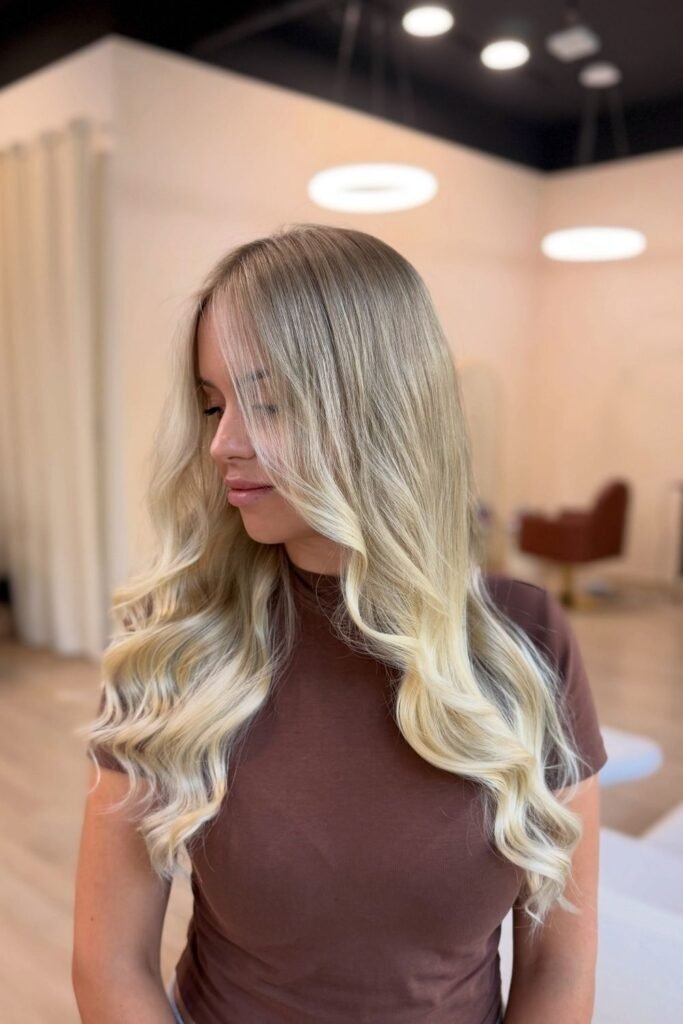 Butter Cream Blonde With Soft Face-Framing Pieces