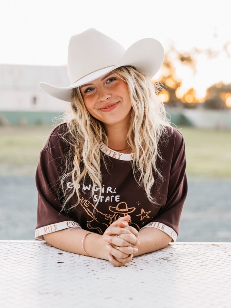 Chocolate Graphic Tee With Cream Ringer 