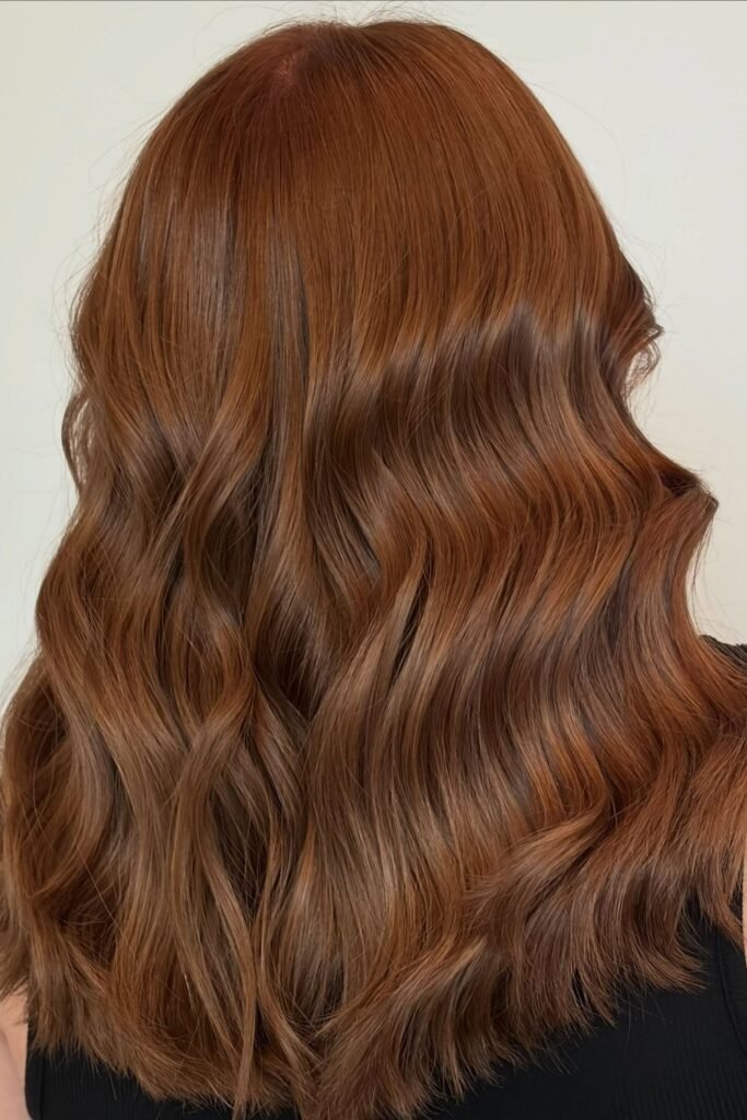 Copper Brunette With Golden Ends