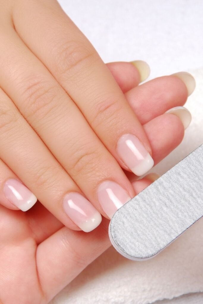 File your nails into a shape that adds visual length