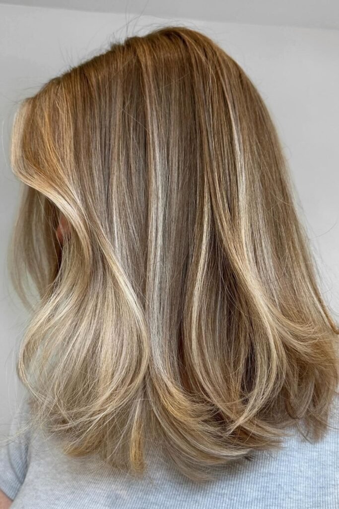 Honey Blonde Balayage With a Warm, Lived-In Finish