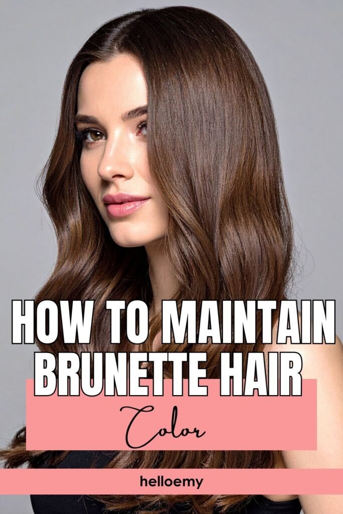 How to Maintain Brunette Hair Color