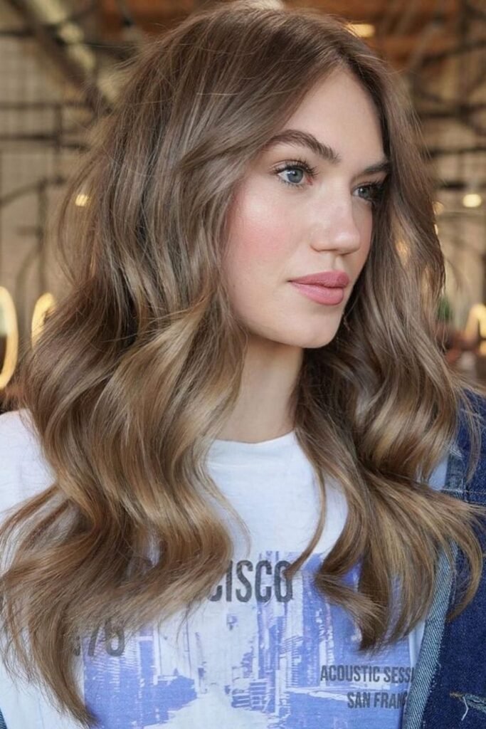 Mushroom Bronde With Subtle Warmth Underneath