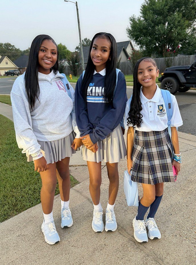 Navy and Gray School Style Three Different Ways