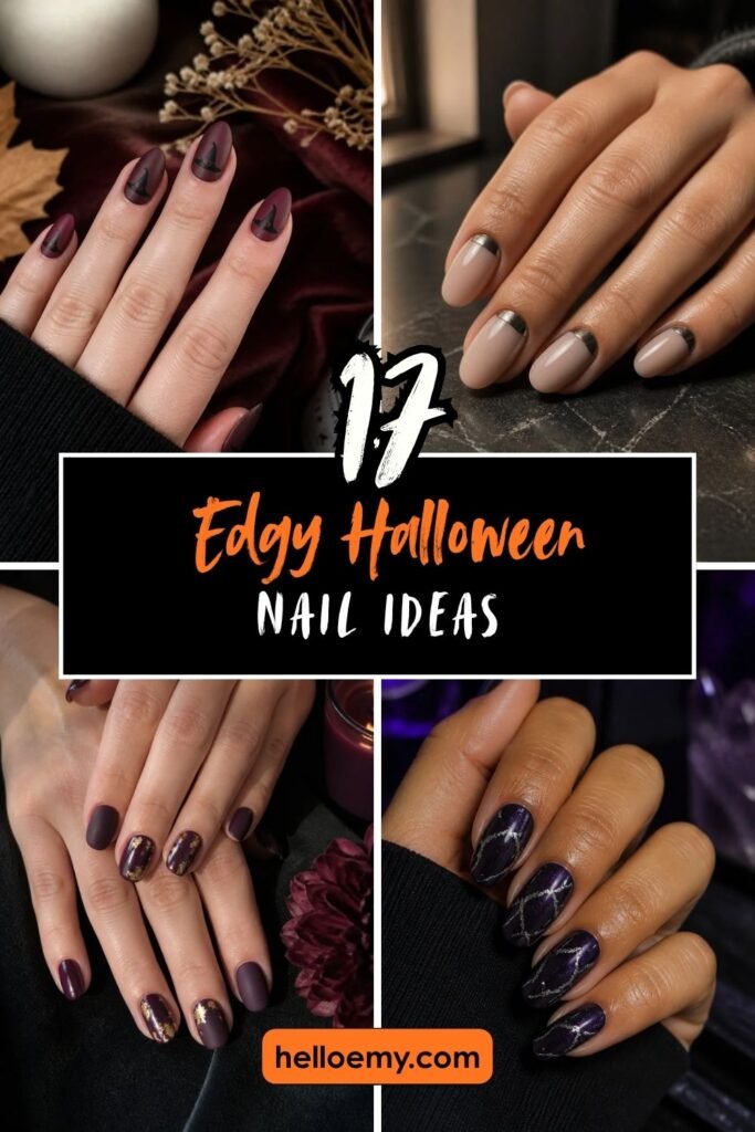17 Edgy Halloween Nails for a Bold and Moody Look