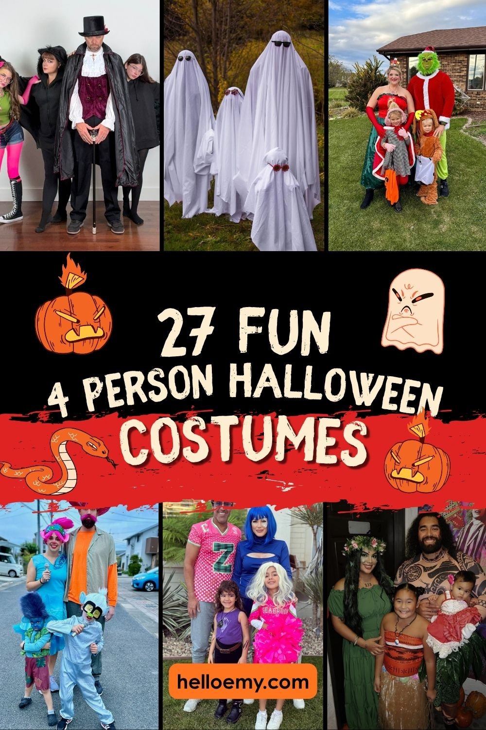 27 Fun 4 Person Halloween Costume Ideas to Copy This Year