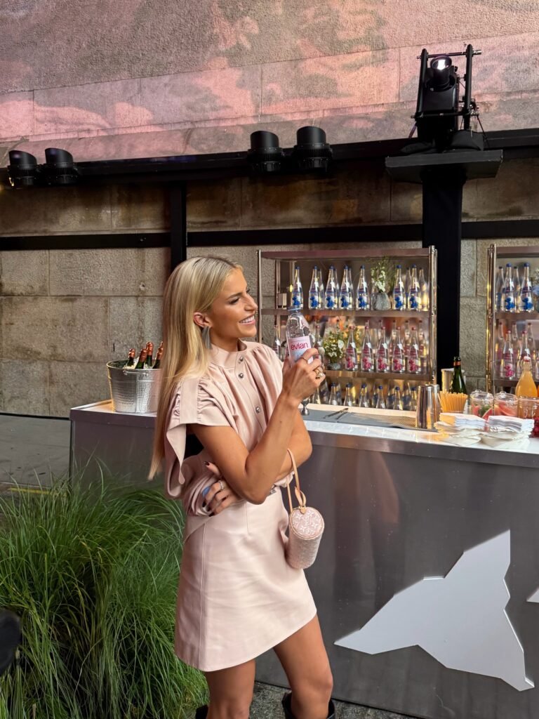 Blush Mini Skirt Set for a Cute Cocktail Date