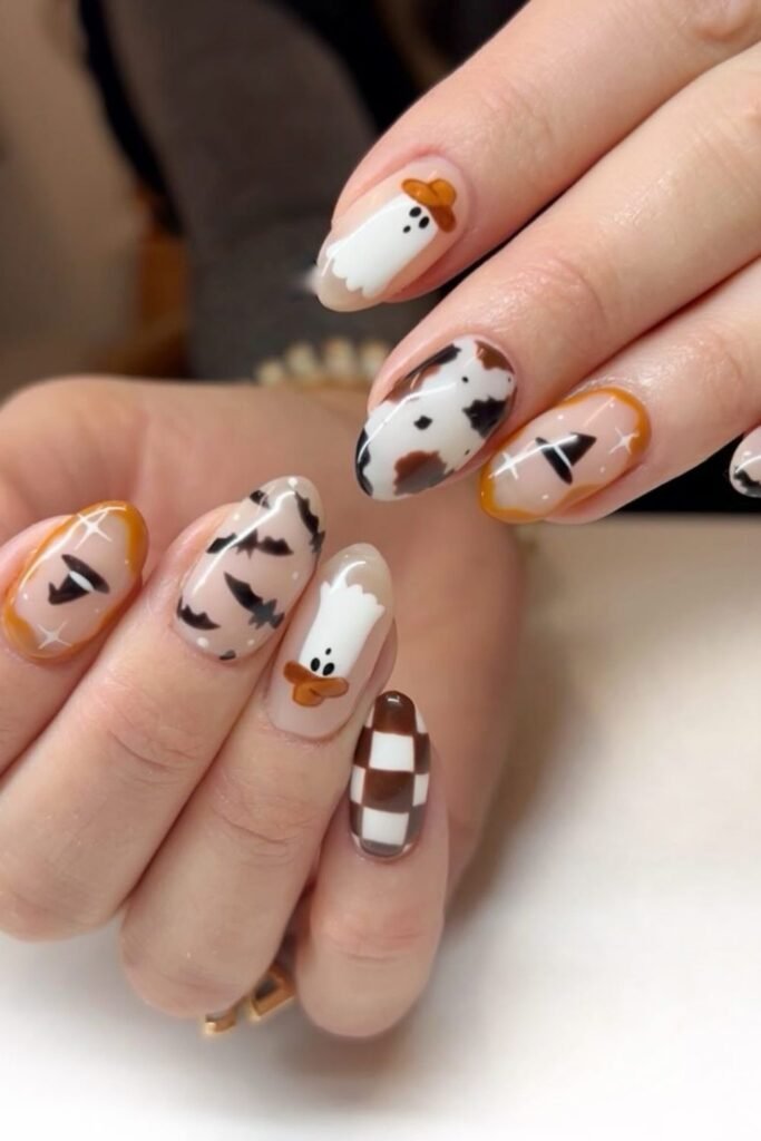 Cowboy Ghosts With Chocolate Checkerboard